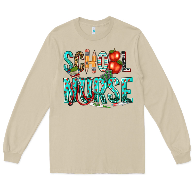 School Nurse Long Sleeve Tee by texasbilliewilder | Teevron
