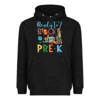 Black ready to rock pre k Heavyweight Hoodie - JahusDesignShop