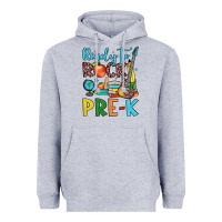 Heather Grey ready to rock pre k Heavyweight Hoodie - JahusDesignShop