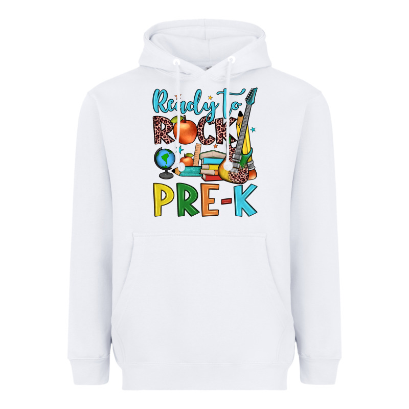 Ready To Rock Pre K Heavyweight Hoodie by JahusDesignShop | Teevron