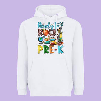 Ready To Rock Pre K Heavyweight Hoodie Designed By Jahusdesignshop
