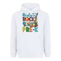 White ready to rock pre k Heavyweight Hoodie - JahusDesignShop