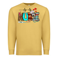 Antique Gold western nurse Premium Sweatshirt - BundleAndBundleShop