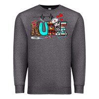 Charcoal Heather western nurse Premium Sweatshirt - BundleAndBundleShop