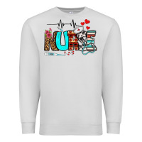 Dove Grey western nurse Premium Sweatshirt - BundleAndBundleShop