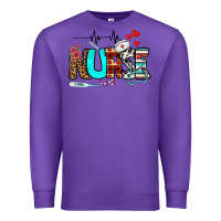 Purple western nurse Premium Sweatshirt - BundleAndBundleShop
