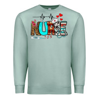 Seafoam western nurse Premium Sweatshirt - BundleAndBundleShop