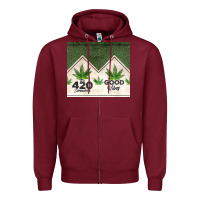 Burgundy 420 somewhere good vibes weed tumbler2 Zipper Hoodie - CTS Tumbler Store
