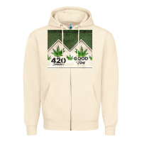 Sandshell 420 somewhere good vibes weed tumbler2 Zipper Hoodie - CTS Tumbler Store