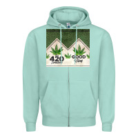 Seafoam 420 somewhere good vibes weed tumbler2 Zipper Hoodie - CTS Tumbler Store