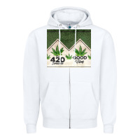 White 420 somewhere good vibes weed tumbler2 Zipper Hoodie - CTS Tumbler Store