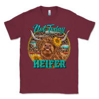 Burgundy Highland Heifer Western Classic Tee - RanaPortraitStore