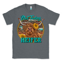 Charcoal Heather Highland Heifer Western Classic Tee - RanaPortraitStore