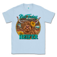 Dusty Blue Highland Heifer Western Classic Tee - RanaPortraitStore