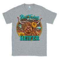 Heather Grey Highland Heifer Western Classic Tee - RanaPortraitStore