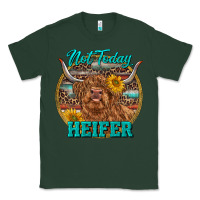 Sports Green Highland Heifer Western Classic Tee - RanaPortraitStore