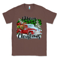 Chestnut Merry Christmas Truck With Gifts Classic Tee - FaDigitalArtStudio