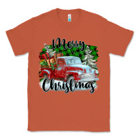 Copper Merry Christmas Truck With Gifts Classic Tee - FaDigitalArtStudio