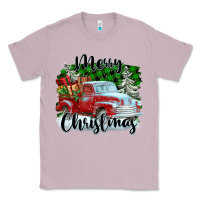 Lilac Merry Christmas Truck With Gifts Classic Tee - FaDigitalArtStudio