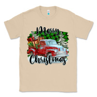Mushroom Merry Christmas Truck With Gifts Classic Tee - FaDigitalArtStudio