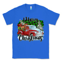 True Royal Merry Christmas Truck With Gifts Classic Tee - FaDigitalArtStudio