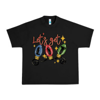 Black let's get lit Urban Heavy Tee - MaliasSmallBusiness