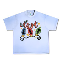 Grape Ice let's get lit Urban Heavy Tee - MaliasSmallBusiness