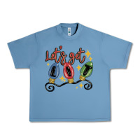 Pebble Blue let's get lit Urban Heavy Tee - MaliasSmallBusiness