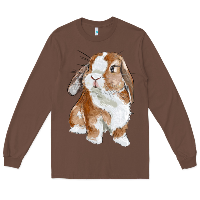 Cute Bunny Long Sleeve Tee by RanaPortraitStore | Teevron