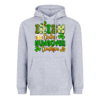 Heather Grey irish today hungover tomorrow Heavyweight Hoodie - Artiststas