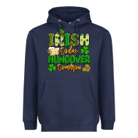 Navy irish today hungover tomorrow Heavyweight Hoodie - Artiststas