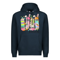 Navy teaching my favorite peeps Premium Hoodie - MaliasSmallBusiness