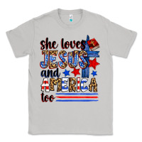 Moon Dust she loves jesus and america too Classic Tee - Zillion Design Studio