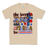 Mushroom she loves jesus and america too Classic Tee - Zillion Design Studio