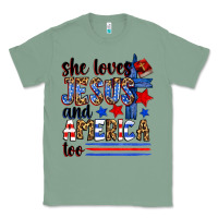 Sage she loves jesus and america too Classic Tee - Zillion Design Studio