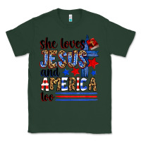 Sports Green she loves jesus and america too Classic Tee - Zillion Design Studio