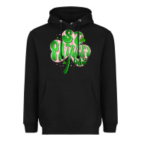 Black st patricks day clover Heavyweight Hoodie - Artiststas