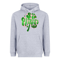 Heather Grey st patricks day clover Heavyweight Hoodie - Artiststas