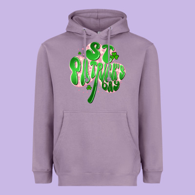 St Patricks Day Clover Heavyweight Hoodie Designed By Artiststas