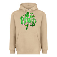 Mushroom st patricks day clover Heavyweight Hoodie - Artiststas