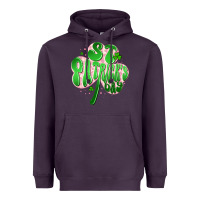 Plum st patricks day clover Heavyweight Hoodie - Artiststas