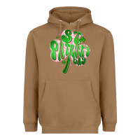Toasted Coconut st patricks day clover Heavyweight Hoodie - Artiststas