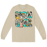 Mushroom farm girl Long Sleeve Tee - Zillion Design Studio