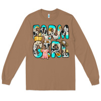 Toasted Coconut farm girl Long Sleeve Tee - Zillion Design Studio