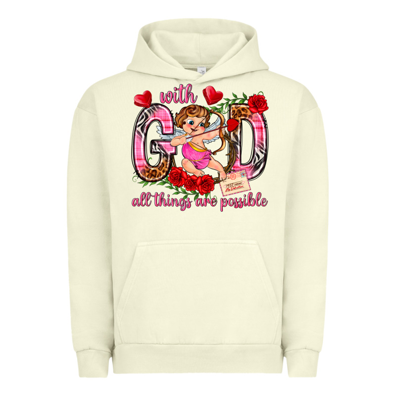 With God All Things Are Possible Urban Hoodie by NancyCooperArtShop | Teevron