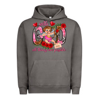 Pigment Tornado with god all things are possible Urban Hoodie - NancyCooperArtShop
