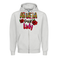 Dove Grey abuela our lady Zipper Hoodie - CTS Tumbler Store