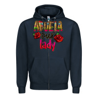 Navy abuela our lady Zipper Hoodie - CTS Tumbler Store