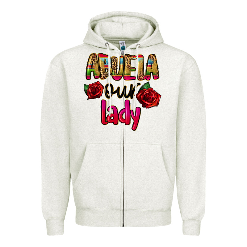Abuela Our Lady Zipper Hoodie by CTS Tumbler Store | Teevron