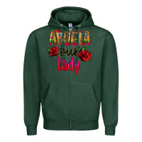 Sports Green abuela our lady Zipper Hoodie - CTS Tumbler Store